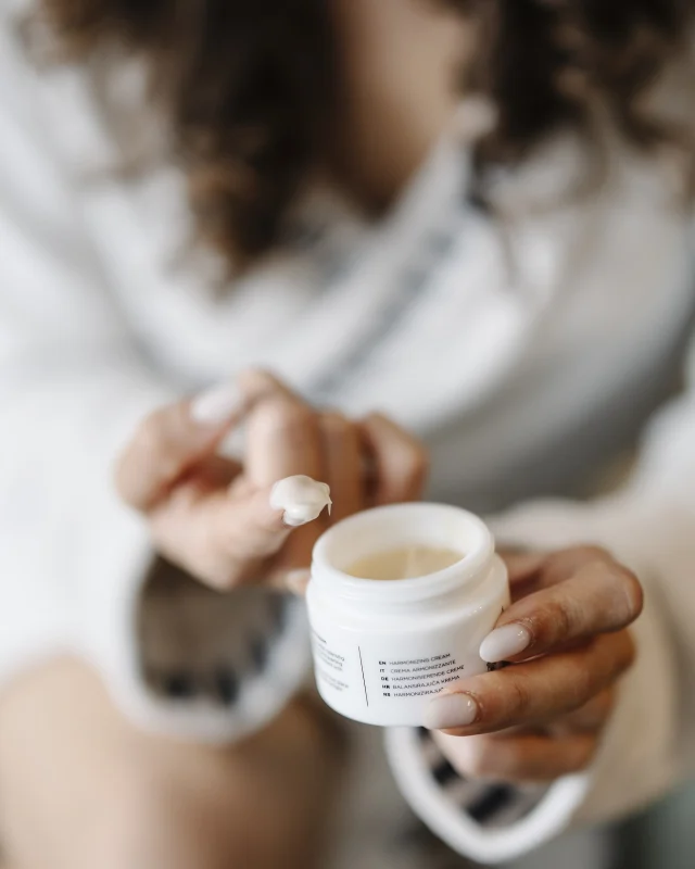 Skincare application, representative editorial image