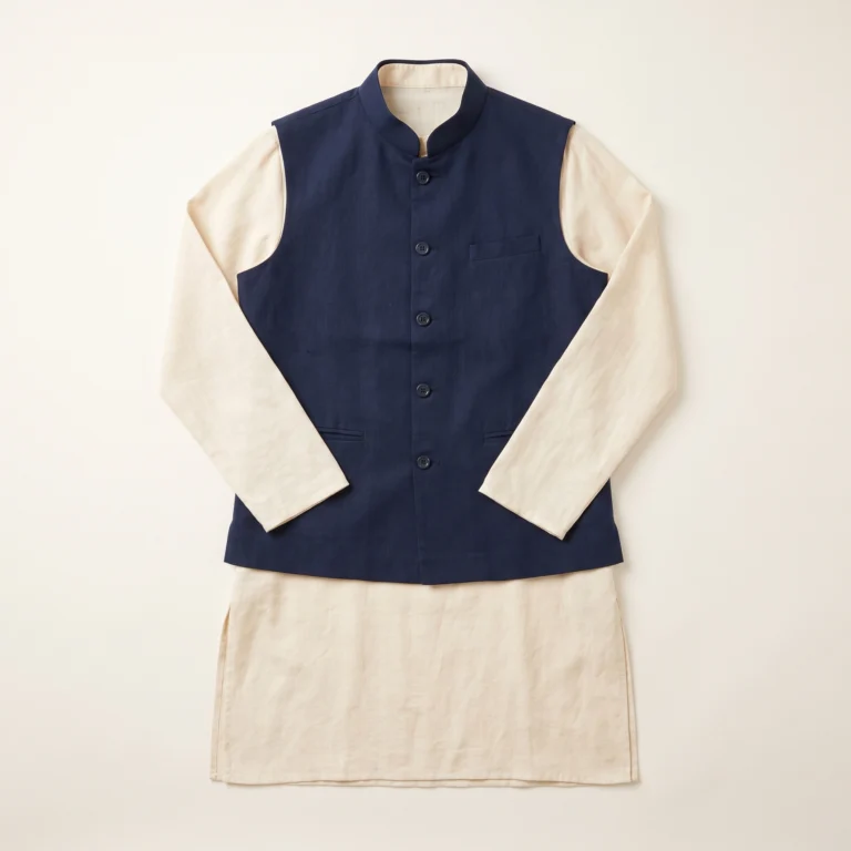 Kurta with Nehru jacket combo set for men, representative editorial image